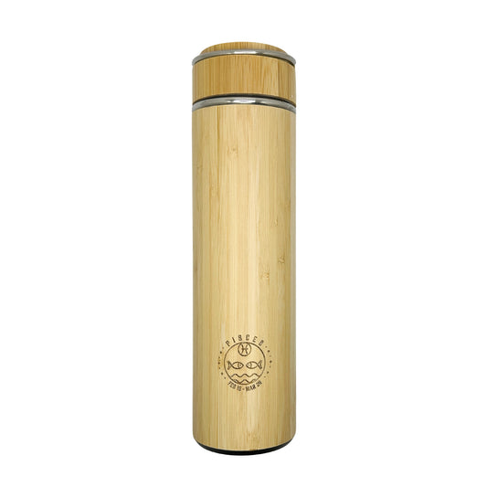 Pisces Bamboo Water Bottle